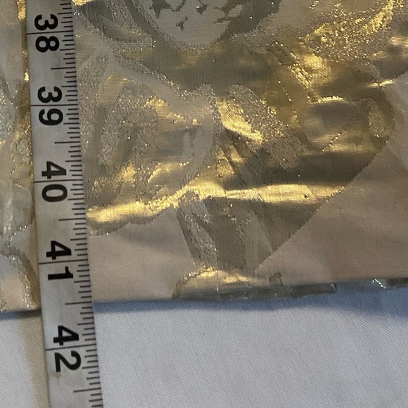 Tommy Hilfiger Women’s Dress Size 16 | Gold Floral Metallic Party Dress - Picture 9 of 10